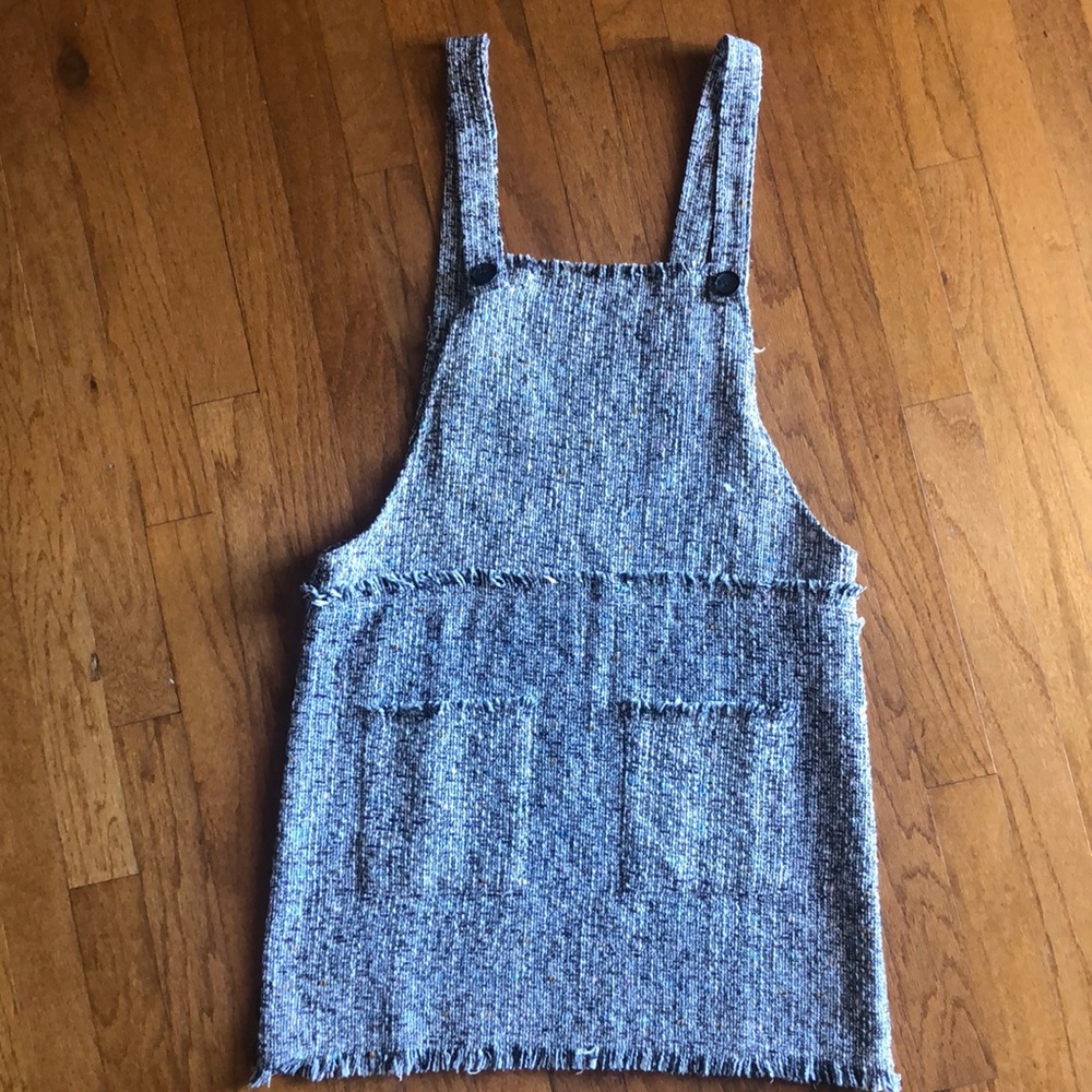 Umgee tweed overall dress